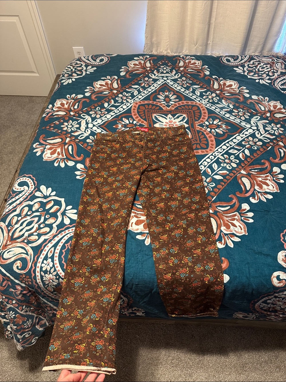 Supreme Brown Floral Pants